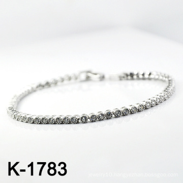 Fashion Silver Micro Pave CZ Jewellery Bracelets (K-1783. JPG)